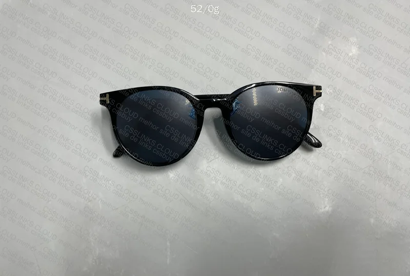 Tom Ford Black Round Glasses 4