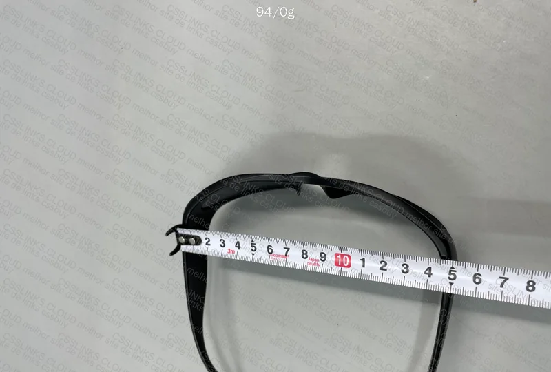 Y2K Black Glasses (with measurements??)
