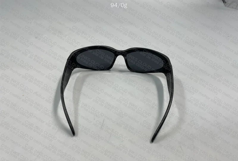 Y2K Black Glasses (with measurements??) 3