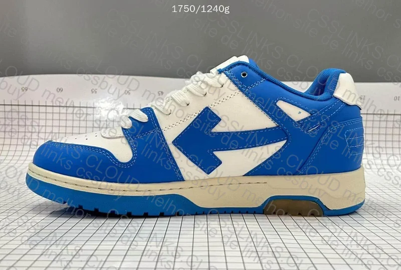 Off-White Blue and White