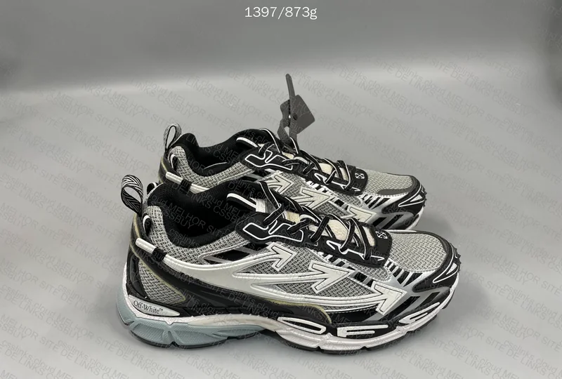 Off White - Be Right Back - Black Silver