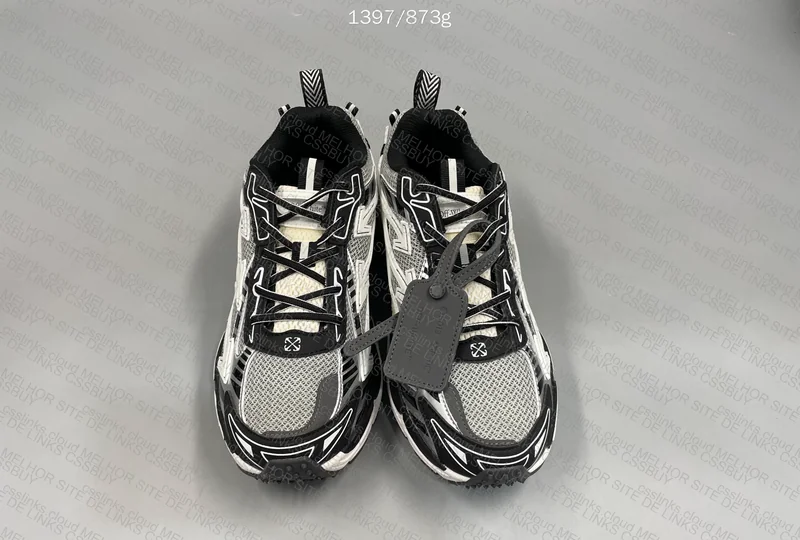 Off White - Be Right Back - Black Silver 2