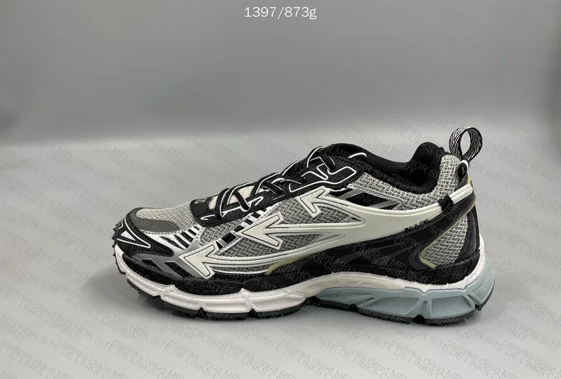 Off White - Be Right Back - Black Silver 3