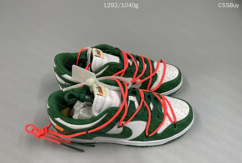 Off-White Nike Dunk Low Pine Green