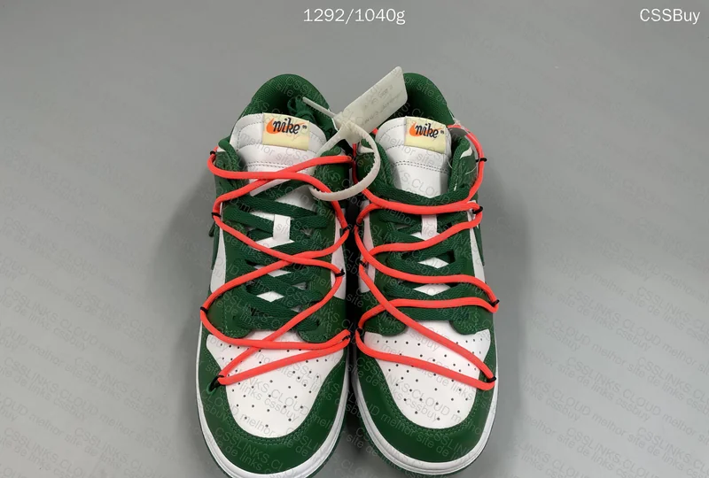 Off-White Nike Dunk Low Pine Green 2