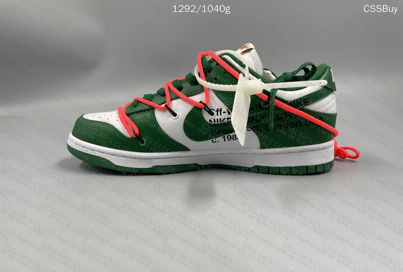 Off-White Nike Dunk Low Pine Green 4