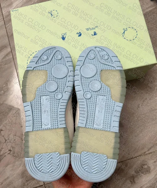 Off-White Out of Office 'For Walking - White Light Blue'