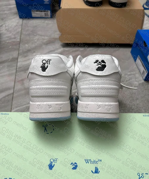 Off-White Out of Office 'For Walking - White Light Blue' 4