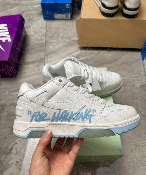 Off-White Out of Office 'For Walking - White Light Blue' 5