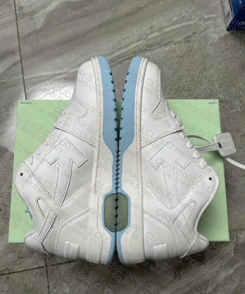 Off-White Out of Office 'For Walking - White Light Blue' 8