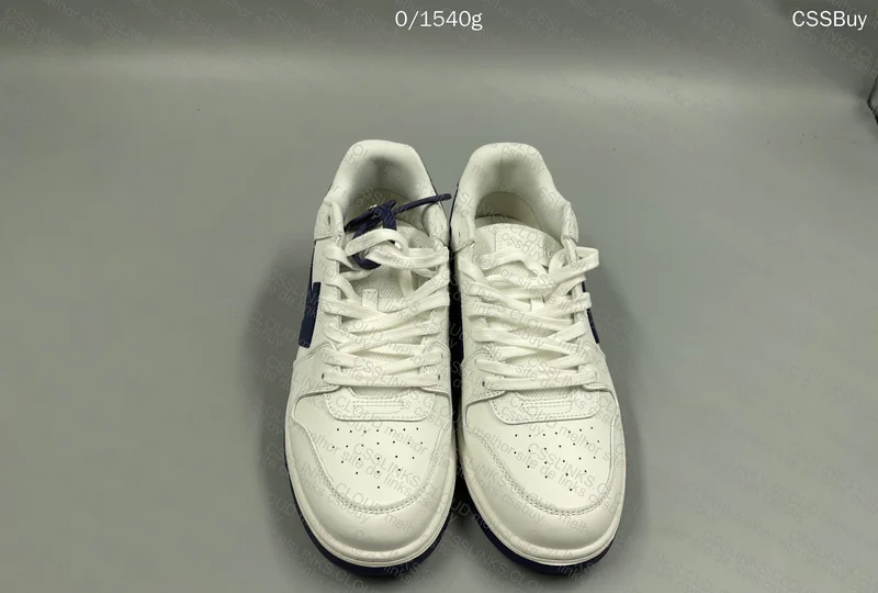 Off White 'Out Of Office' - White Navy Blue
