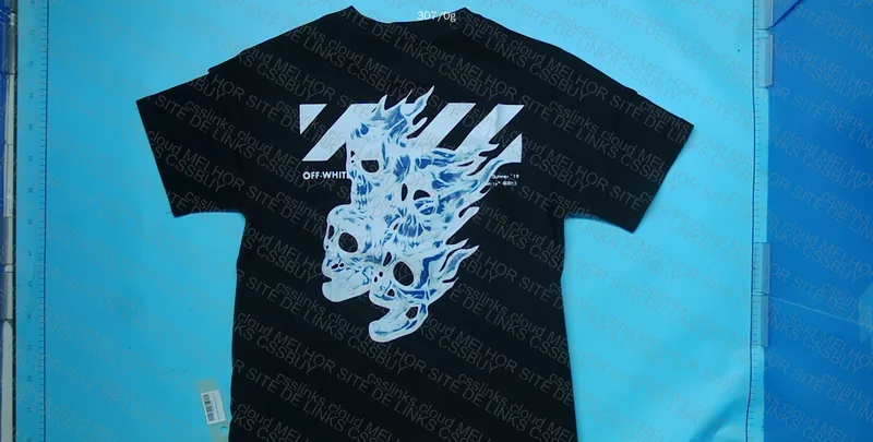 OFF-WHITE Slim Fit Diag Skulls T-Shirt 2