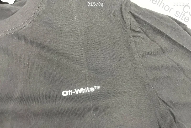 OFF-WHITE Wave Outline Diag Slim S/S Tee 3