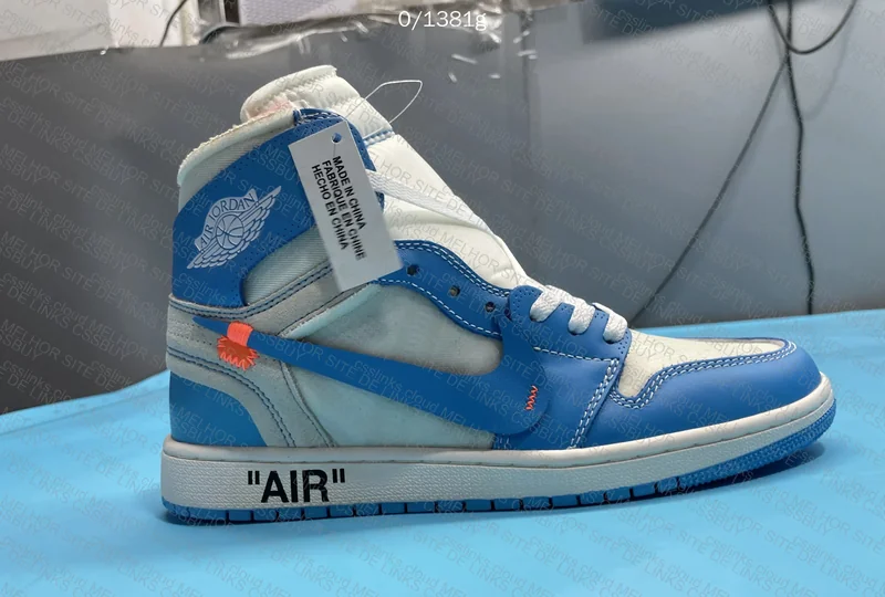 Off White x Air Jordan 1 High UNC 5