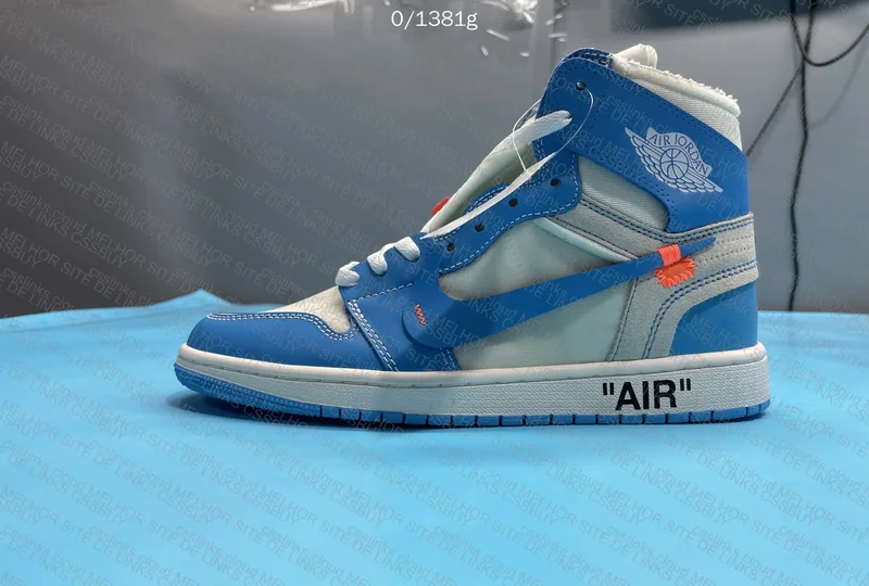 Off White x Air Jordan 1 High UNC 8
