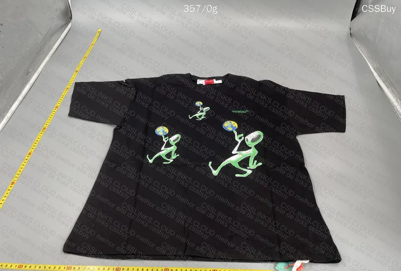 Off-White x Alien T-Shirt MC Cabelinho