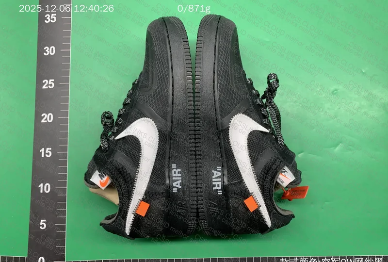 Off-White x Nike AF1 'Black' 3