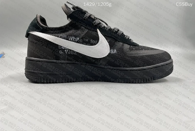 Off-White x Nike Air Force 1 Black 3