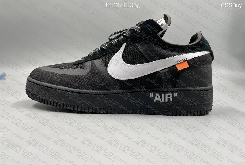 Off-White x Nike Air Force 1 Black 5