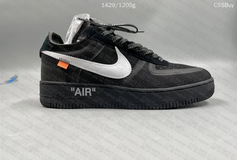 Off-White x Nike Air Force 1 Black 7