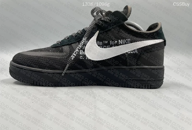 Off-White x Nike Air Force 1 Black 2