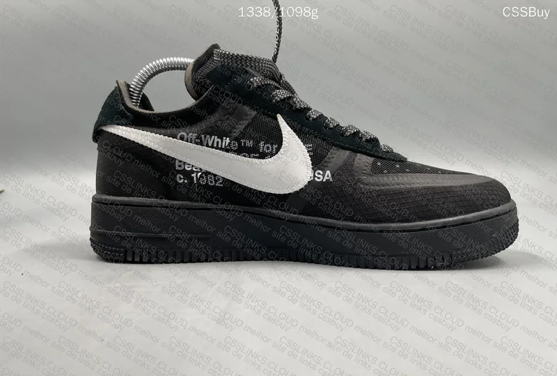 Off-White x Nike Air Force 1 Black 3