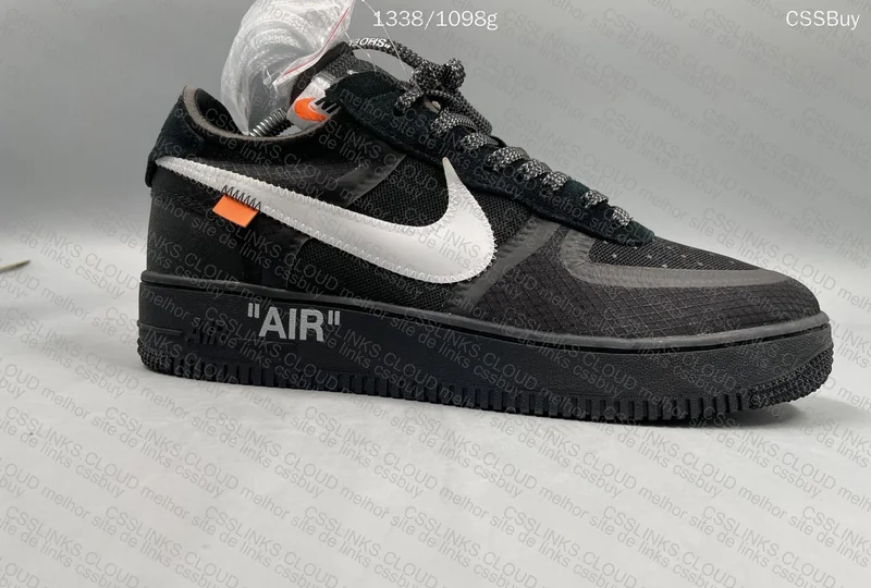 Off-White x Nike Air Force 1 Black 7