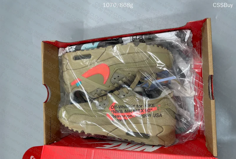 Off-White x Nike Air Max 90 Desert Ore 3