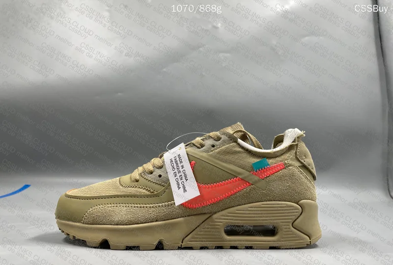 Off-White x Nike Air Max 90 Desert Ore 4