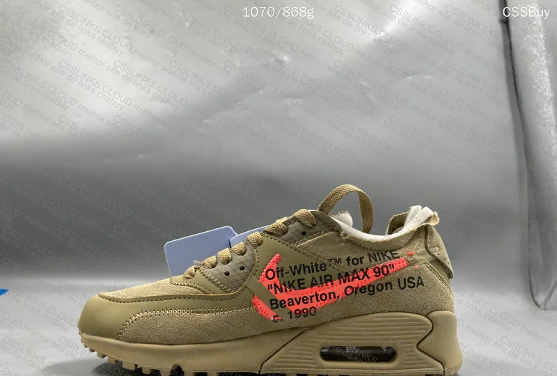 Off-White x Nike Air Max 90 Desert Ore 7