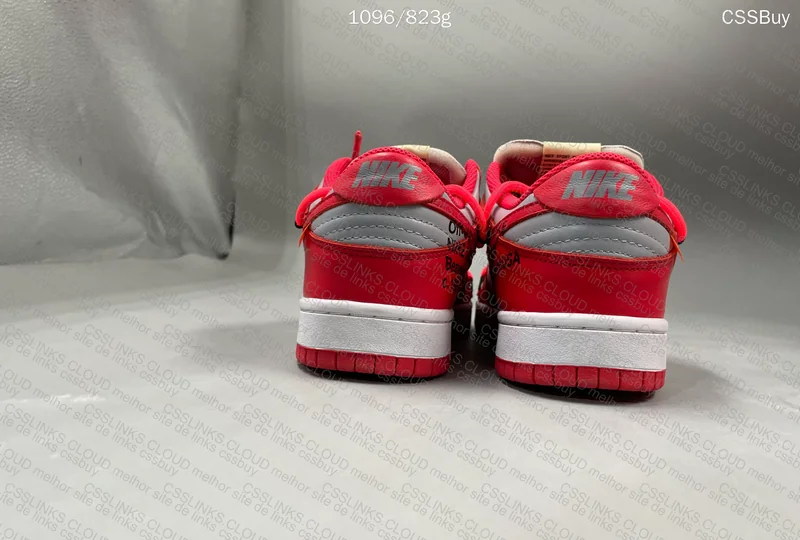 Off-White x Nike Dunk University Red 10