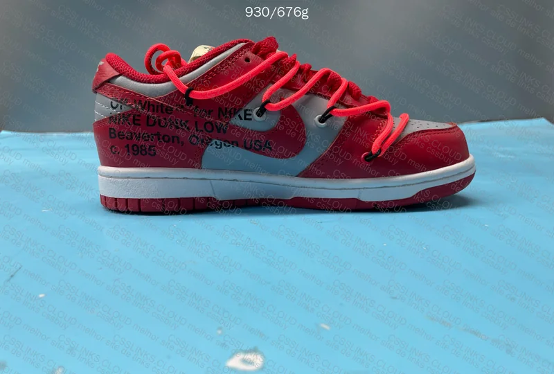 Off-White x Nike Dunk University Red 2
