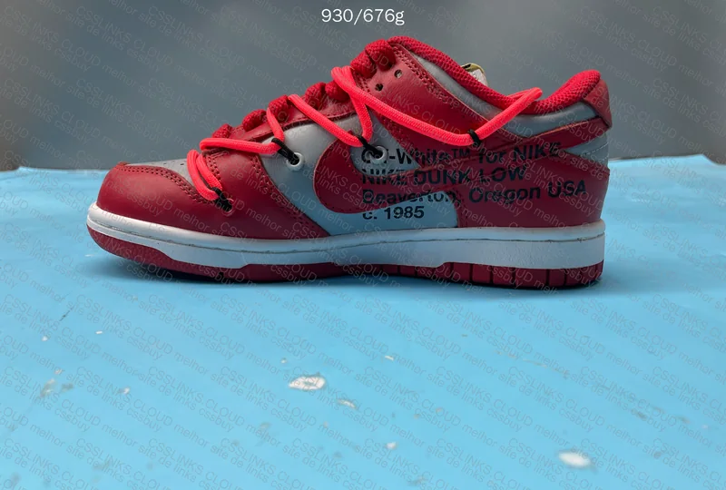 Off-White x Nike Dunk University Red 3