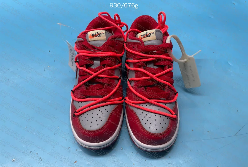 Off-White x Nike Dunk University Red 5