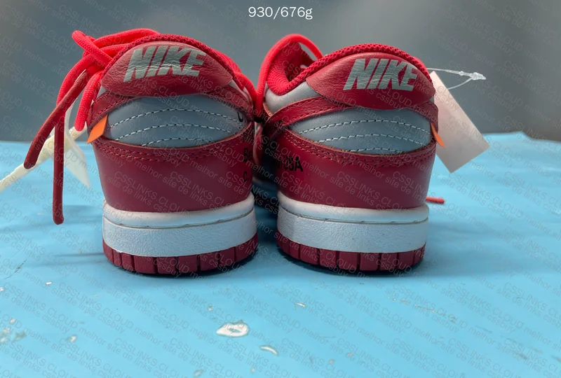 Off-White x Nike Dunk University Red 8