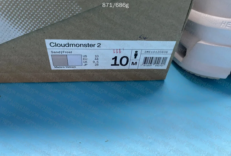 ON GX batch / 200 Y / Size 44 EUR / 871 - 686g 8