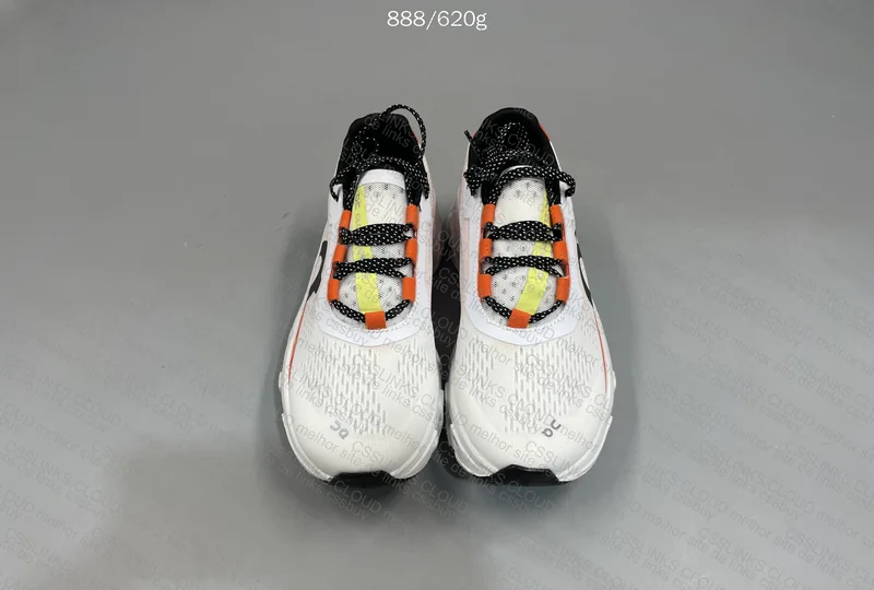 On run cloudmonster white - orange 3