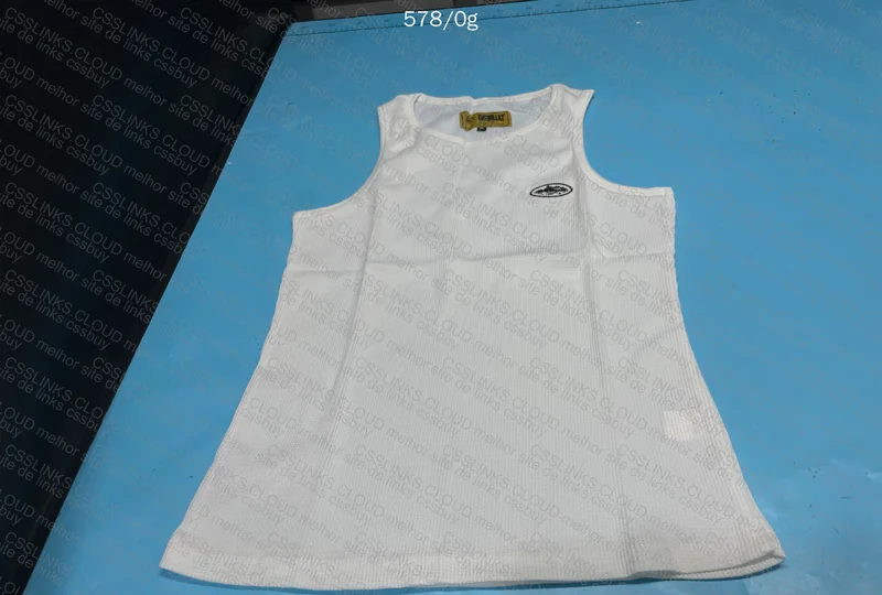 Pack 3 White Corteiz Tank Tops 2