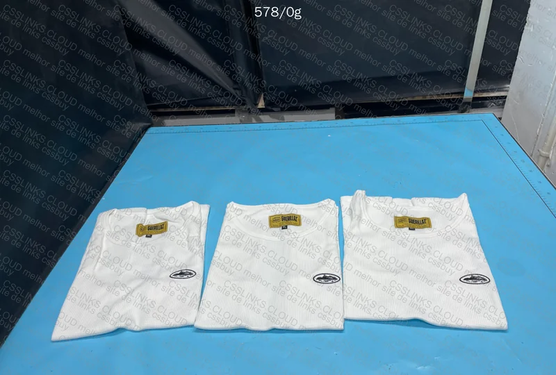 Pack 3 White Corteiz Tank Tops 3