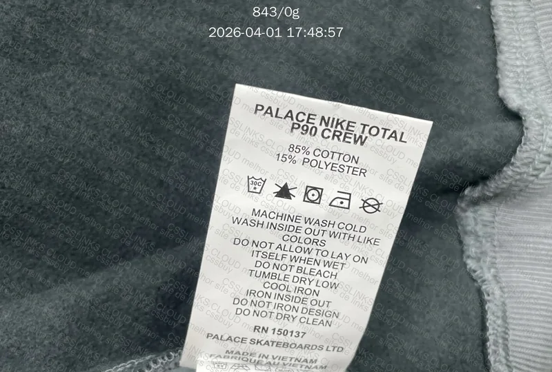 Palace x Nike Total 90 - Moletom Careca 5