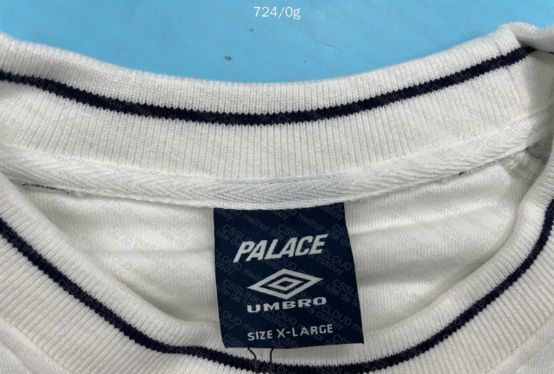 Palace x Umbro Warm Up Crew White - SS24 2