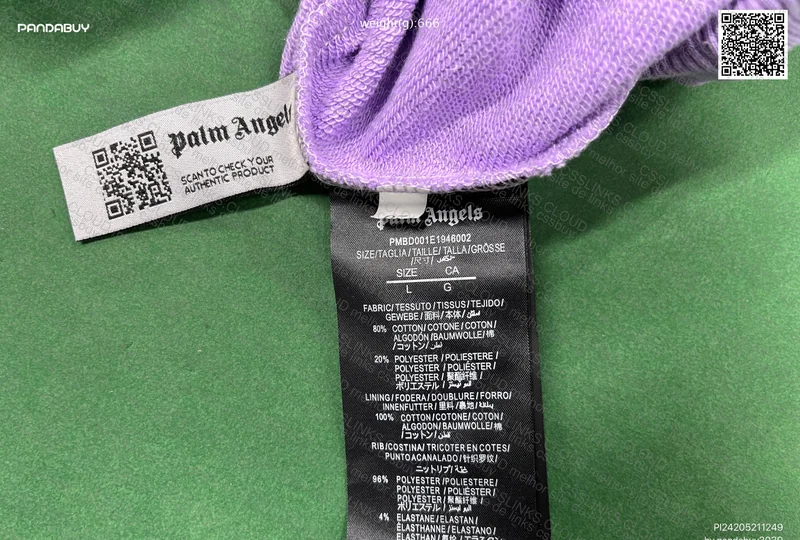 Palm Angels Hoodie (Purple) 2