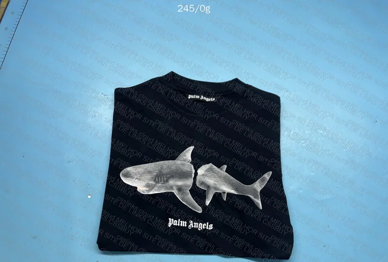 Palm Angels Shark T-shirt in black 2