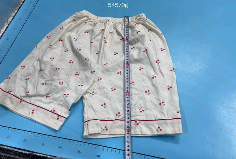 Cherry Pajamas with Measurements 2