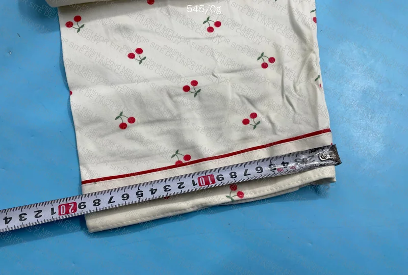 Cherry Pajamas with Measurements 5