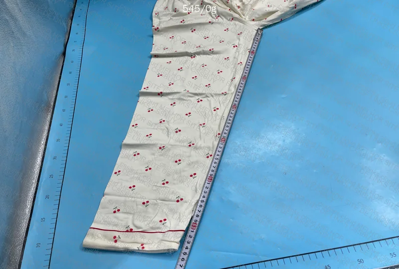 Cherry Pajamas with Measurements 6