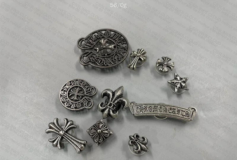 pin crocs Chrome hearts 2