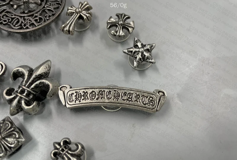 pin crocs Chrome hearts 3