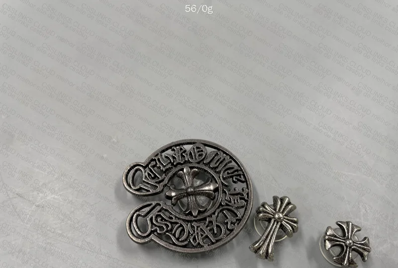 pin crocs Chrome hearts 4