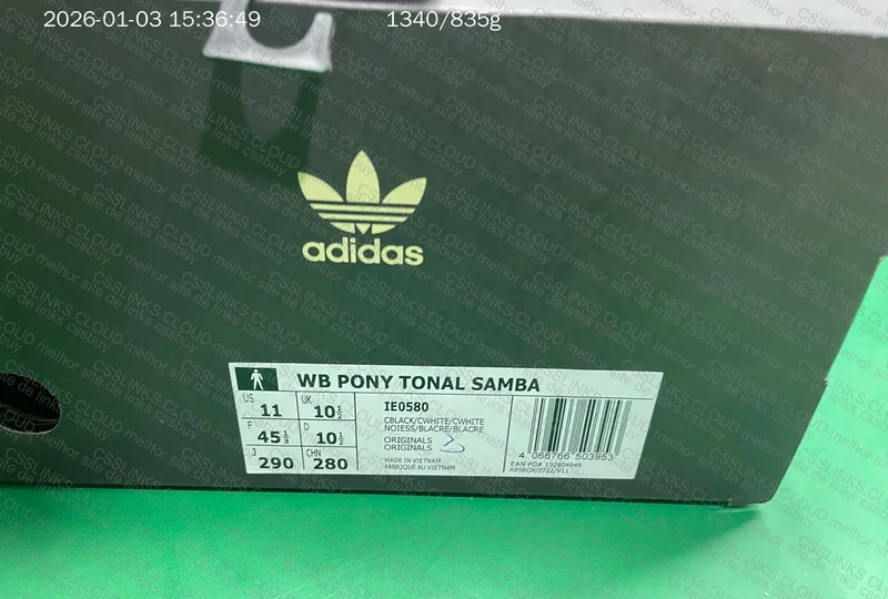PK BATCH Adidas Samba Wales Bonner black 5